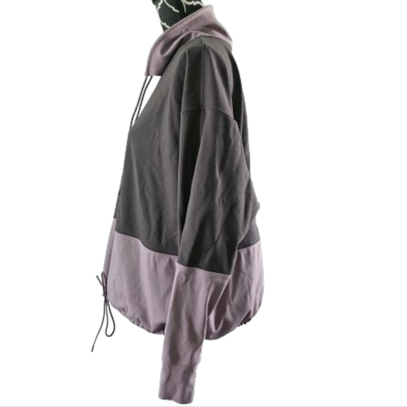 Athleta Hermosa Mock Neck Sweatshirt - shale/flora mauve - Picture 4 of 7